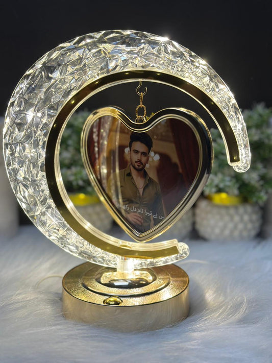 Customize Crystal MoonLight Lamp